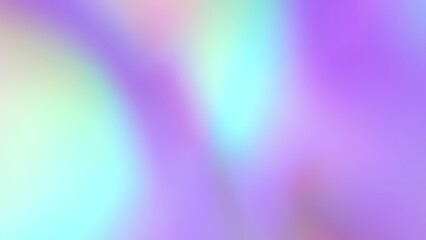 Wall Mural - A holographic rainbow unicorn pastel purple pink teal blue colors blurred abstract background