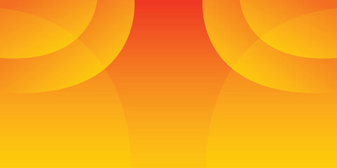 Wall Mural - orange dynamic curve abstract background vector with circle shapes. can be used for posters, banners