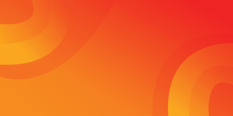 Wall Mural - orange dynamic curve abstract background vector with circle shapes. can be used for posters, banners