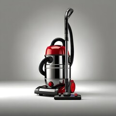 Collection of Vacuum Cleaner side view full length isolate on transparency background