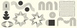 © Khulqi Design - Abstract minimal element mid century vector set.Vector illustration