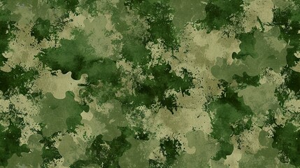 Poster - Green_camouflage_pattern_with_texture_and_altern