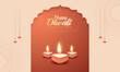 © anchal - Happy Diwali Indian festival of lights, holiday Background, Diwali celebration greeting card, abstract vector illustration design.