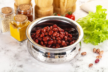 Sticker - Canned red beans in the bowl