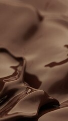 Canvas Print - Super Slow Motion of Melted Hot Chocolate Splashing. Filmed on High Speed Cinema Camera, 1000fps. Abstract Delicious Background.