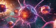 © Nice Seven - Vibrant Animated Illustration of Microscopic Cells