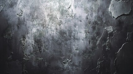 Wall Mural - Textured Dark Wall with Grunge Effect