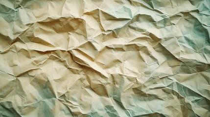 Wall Mural - Crumpled Paper Texture for Creative Projects