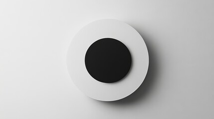 Poster - Abstract Minimalist Circular Art