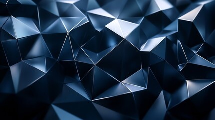 Poster - Abstract Geometric Crystal Pattern