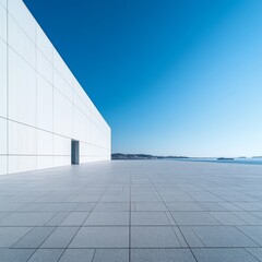 modern building with sky