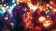 © Alexar_JavaCreator - woman dancing in nightclub Halloween