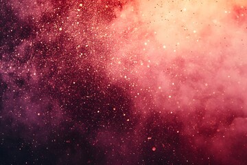 abstract pink and orange sparkle background.