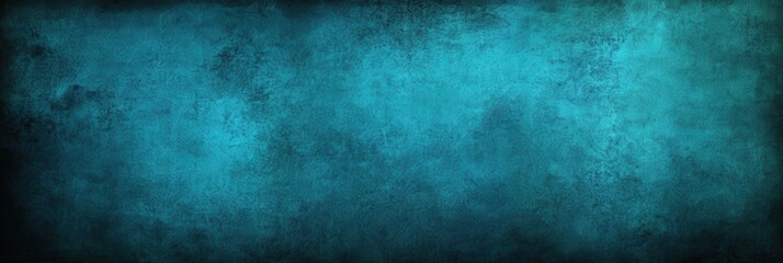 Sticker - Dark Teal Background Texture with Vignette Effect