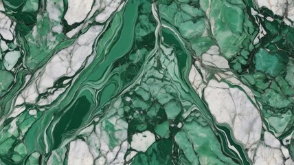 Elegant green marble texture background with intricate patterns ideal for luxury interior