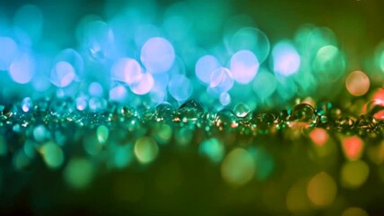 Wall Mural - colorful bokeh lights on abstract blur background