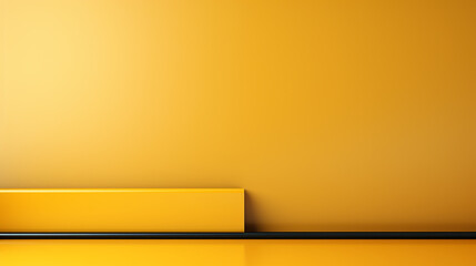Wall Mural - Yellow Abstract Background Lines and Wave