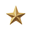 © Foxgrafy - Shiny gold star with a textured surface