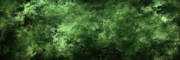 Sticker - Dark Green Grainy Texture Background