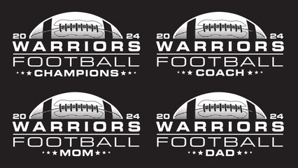 Wall Mural - football champions 2024 - warriors designs is a sports design template that includes a graphic baske