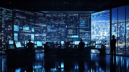 Cybersecurity Control Room