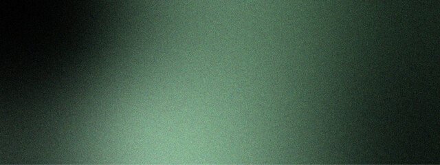 Poster - Ombre gradient. Royal Green atoll color. Noise grain rough grungy. Black dark, light jade petrol Royal green. Texture with bright spots and Noise grain rough grungy.