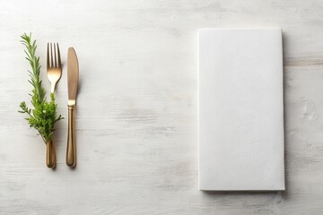 Elegant, minimalist, white menu background with subtle texture, perfect for adding culinary delights, restaurant