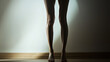 © Sascha - Elegance in Motion: A Focus on Long Feminine Legs. Generative AI