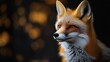 © vimp - A fox gazes thoughtfully, illuminated by warm, golden light, in a tranquil atmosphere