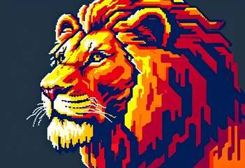 Sticker - lion 