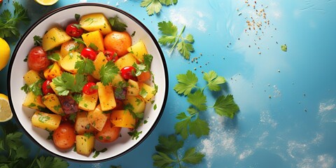 Canvas Print - salad in a bowl