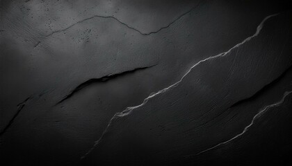  Dark black concrete texture close-up for product display
