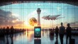 © Gia - Futuristic Airport Scene