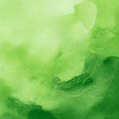 Wall Mural - Fresh green watercolor wash, abstract natural backdrop