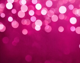 Abstract festive celebration template texture background banner panorama - Pink magenta bokeh lights isolated on pink magenta paper texture, with space for text