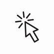 © agv - cursor click icon sign vector