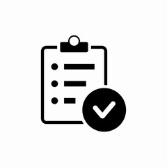 inspection list icon sign vector