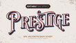 © Global Studio - Prestige text, victorian style editable text effect