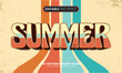 © Global Studio - Editable text style effect - retro summer text in grunge style theme