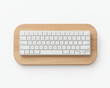 © KWONGRI Ai - A keyboard tray with a keyboard on solid white background, single object
