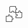 © Nijat - puzzle game icon sign vector