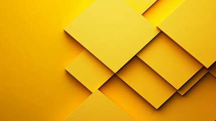 Poster - Modern Abstract Yellow Geometric Background