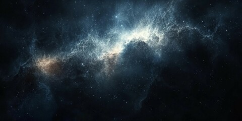Wall Mural - galactic night sky background