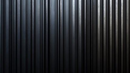  Metallic black texture. Steel sheet roof background. Iron corrugated background. 