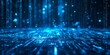 © StockUp - A vibrant digital scene with streams of glowing blue data lines, suggesting technology and futuristic concepts.