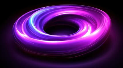 Wall Mural - Purple Glowing Ring