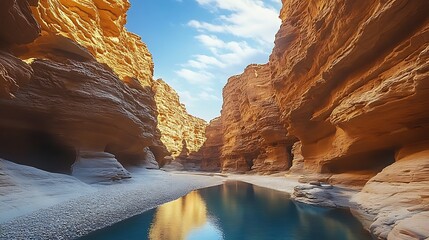 canyon in the desert, generative ai