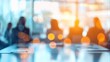 © WS Studio 1985 - Blurred Meeting of Business Professionals in a Conference Room