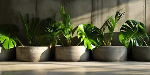 Canvas Print - plants in a pot