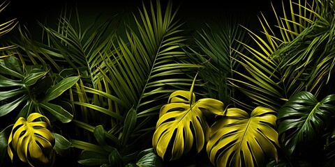 Wall Mural - palm tree branches